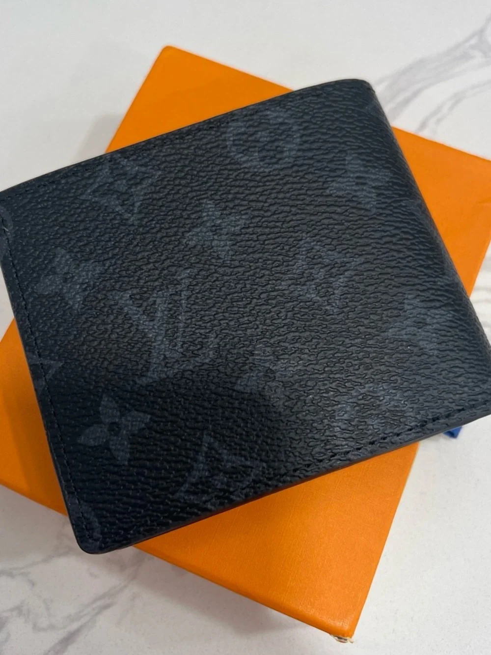 Louis Vuitton Black Monogram Canvas Bifold Card & Key Holder